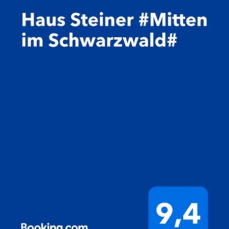 شقة Haus Steiner - Ruhige, Bewertete In - Schwarzwald *